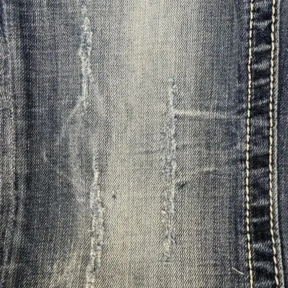 Miss Me Jeans Women's 27x31 (4) Blue Bootcut Rhinestone Pocket Flaps Studding - Picture 7 of 16